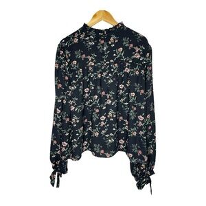Lost + Wander
Women's Black Floral Garden Top Blouse Size XXL